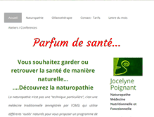 Tablet Screenshot of parfum-de-sante.com
